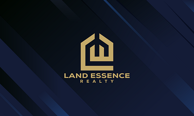 Land Essence Realty Brand Identity Design branding homebranding homevisualidentity landlogo logo propertylogodesign realestatevisualbranding