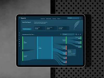Sankey Flow & Payment Sync accountingsoftware bankingintegration cashflow cleanui figmaui financialdashboard fintechux interfacedesign motiondesign paymentsync productui responsivedesign responsiveux saasproduct sankeychart uxforfinance uxpatterns webappdesign