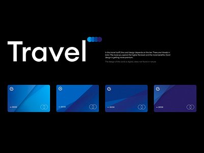 Smart Tier-Based Travel Cards banking product card design digital wallet elegant minimalism modern interface responsive layout smart cards status visuals tier based tier system travel travel cards typography ui concept ui design user ranking ux design visual identity