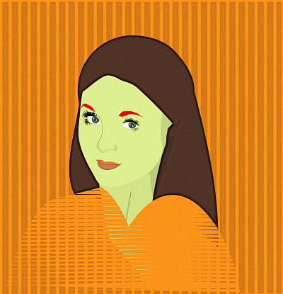Cadmium cadmium doodle girl girl head illustration noise shunte88 vector