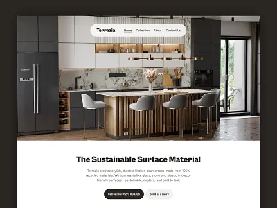 Sustainable & Affordable Surface Materials backslpash countertops hugo kitchen recycled surfaces sustainable