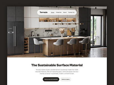 Sustainable & Affordable Surface Materials backslpash countertops hugo kitchen recycled surfaces sustainable
