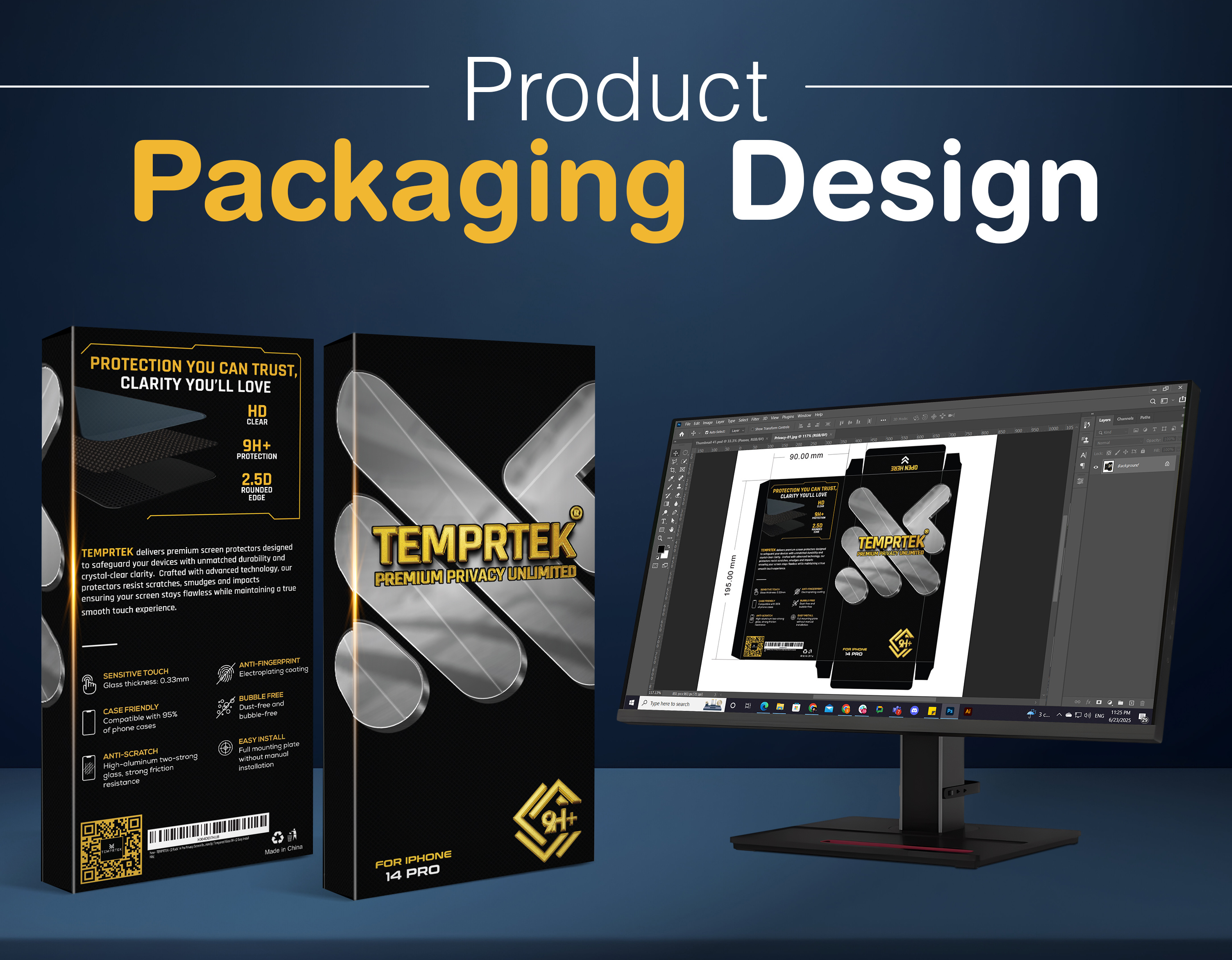 Example of Product Packaging Design, Pouch & Labels