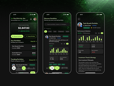 With App Concept 2025 branding clean dark mode design figma illustration logo minimal ui ux web website