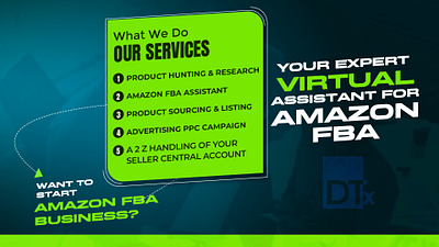 Amazon FBA and FBM A-Z Service amazon fba amazon fbm graphic design product research