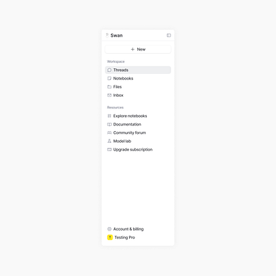 Sidebar exploration product design sidebar ui