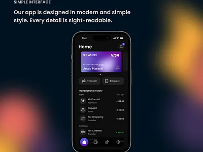 Finance Tracker App UI/UX Design app design design figma mobile app ui uiux