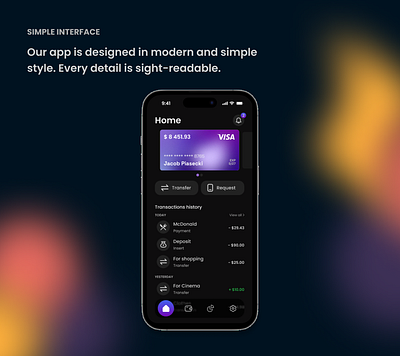 Finance Tracker App UI/UX Design app design design figma mobile app ui uiux