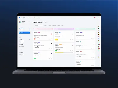 EasyWork. Communication Manager Platform analytics app design dashboard dashboard ui data design desktop finance financedesign fintech ignat ignatdesigner management pannel planner productdesign task manager team team manager web design