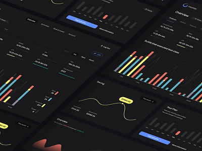 Counter data platform admin dark dashboard data design flat graphic design home interactive layo navigation panel social networks studio ui ux