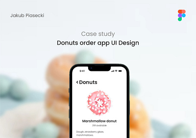Donuts Store App UI Design app app design design ui