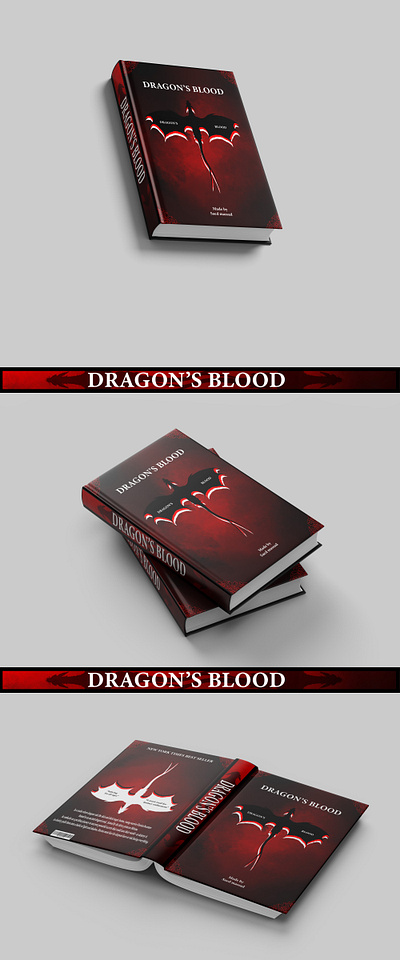 Caver Book Dragon's Blood caverbook graphic design logo photoshop