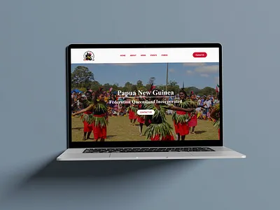 Papua New Gunea Federation QLD branding design web design website wordpress