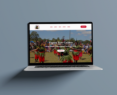 Papua New Gunea Federation QLD branding design web design website wordpress