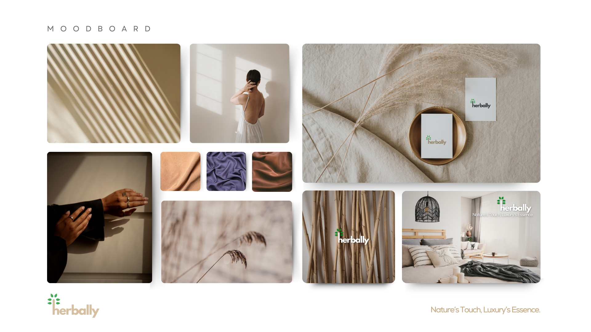 Minimalist Moodboard for Herbally animation branding design graphic design illustration logo minimalist motion graphics ui ux vector website