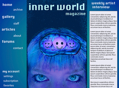 Art Zine Mock-up artsy graphic design magazine mockup photoshop ui ux y2k