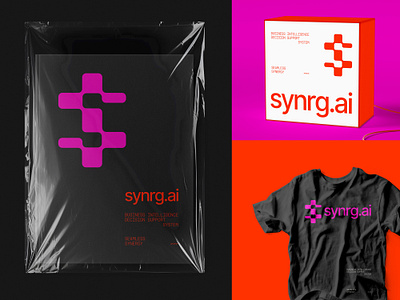 SS-AI Concept ai block book brand branding connection cover energy future logo management monogram symbol synergy t shirt tech tool utilitarian