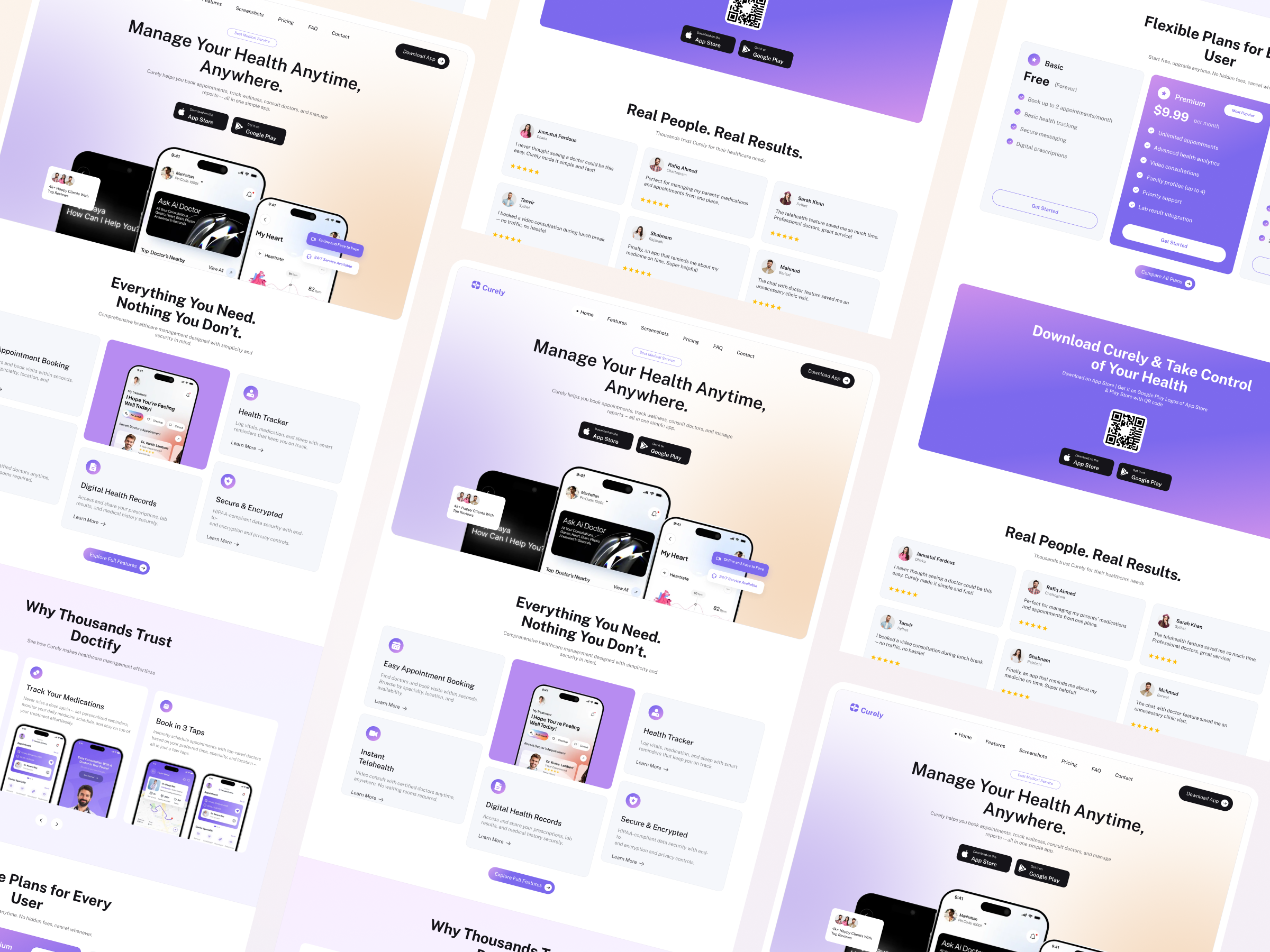 Example of Saa S Website UI/UX Design