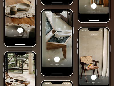 Camera iOS 📷 app camera exposition furniture ios mobile photo video