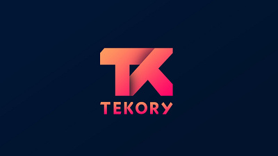 Tekory | Minimalist Logo Design bold logo brand identity clean logo custom logo dribbble showcase geometric logo gradient logo k logo lettermark logo concept logo design logo exploration logo grid logo inspiration minimal logo modern branding monogram logo t logo tech logo typography logo