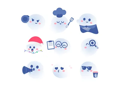 Ghost 👻 animal cartoon character cute cute illustration emoji emoji illustration ghost ghost emoji illustration mascot sticker design ui illustration vector character