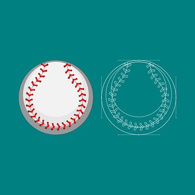 Baseball baseball graphic design illustration inkscape vector