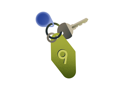Keys II 2d design geometry illustration minimalistic procreate