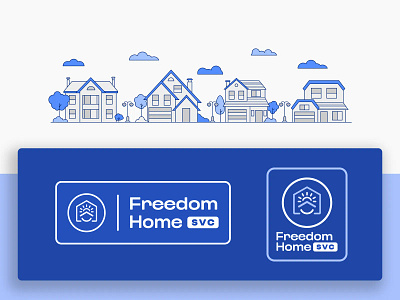 FHSVC - Freedom Home SVC - Logo branding logo