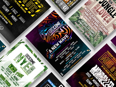 Event Flyer Design : Dance Music artwork design geometric graphic design illustration