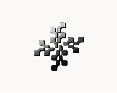 Thryvo - Mark 3d brand branding design glass gradient graphic design growing growth illustration interconnected layout logo mark shape thryvo vector