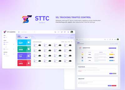 Dashboard Monitoring Trucking ui web dashboard website