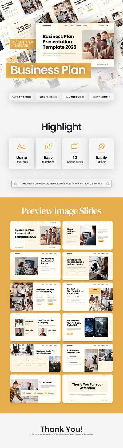 Business Plan Presentation | PPT-KEY-GSL design professional