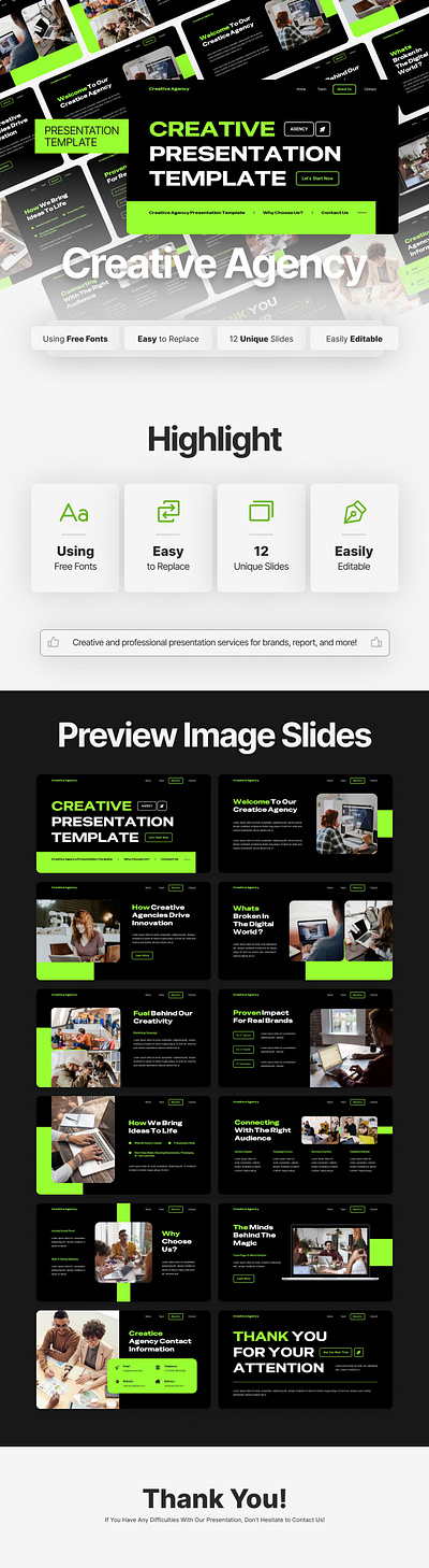 Creative Agency Presentation | PPT-KEY-GSL professional