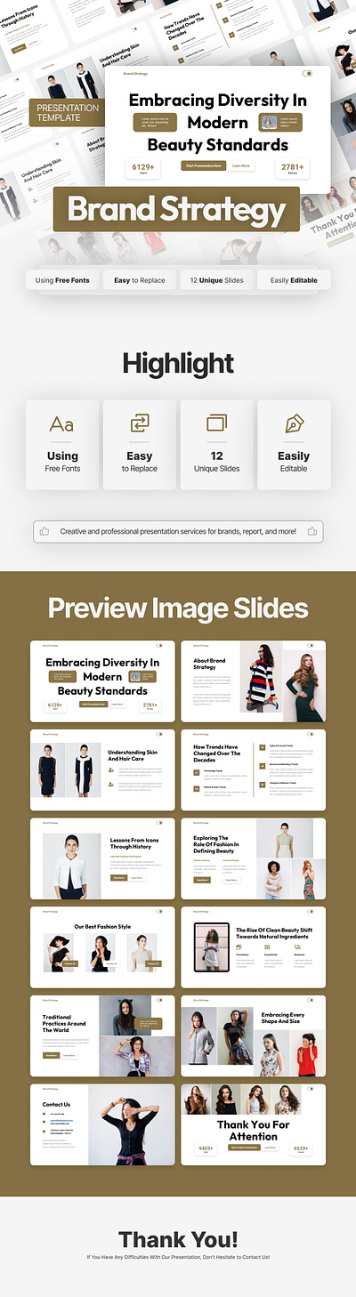 Brand Strategy Presentation | PPT-KEY-GSL digital