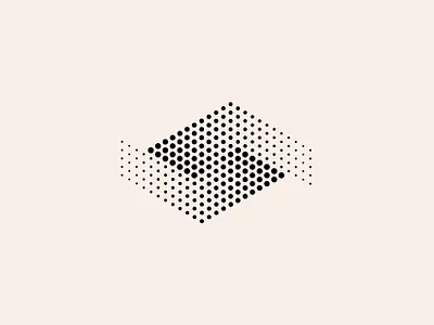 Dots abstract branding cosmodrome art creative design dot geometric graphic design halftone illustration logo logotype malina cosmica mark modern portfolio rhombus sale symbol vector