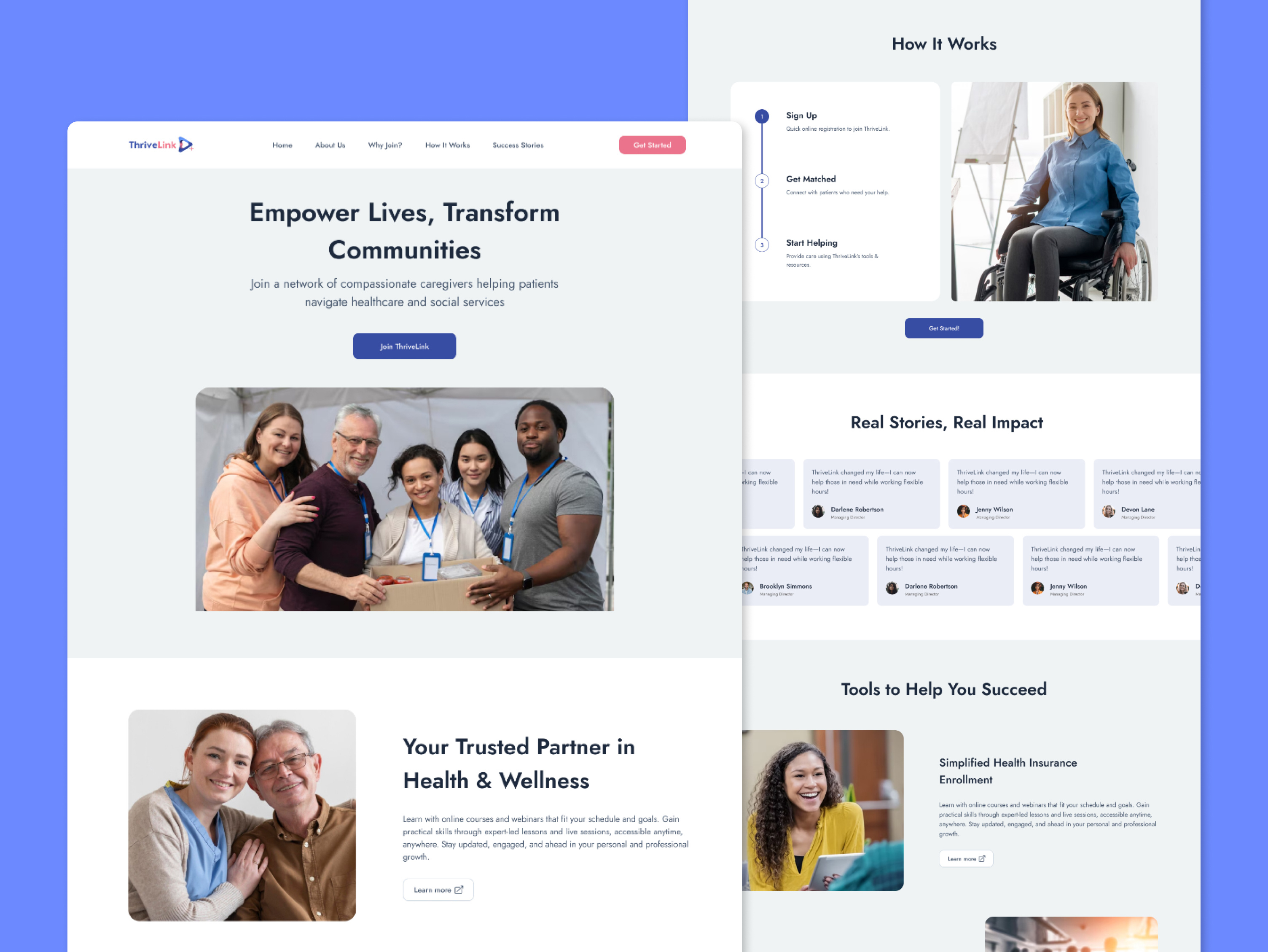 Example of Modern Website & Landing Page Design