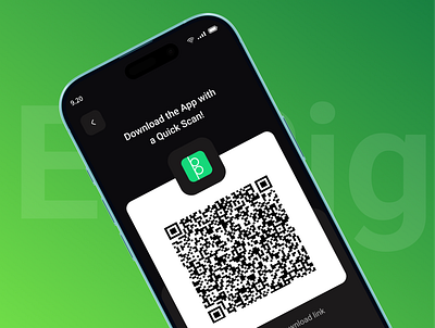 EPSig — QR Scan Page UI Design app app design clean design creat and share graphic design intuitive design minimal design mobile mobile ui monile app onboading ui onboarding product design smooth ui ui ui design uiux ux ux design