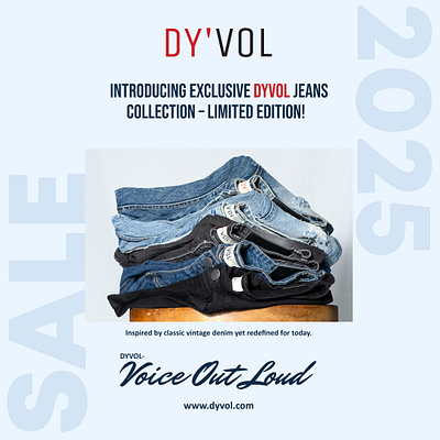 DY'VOL Jeans Branding branding graphic design