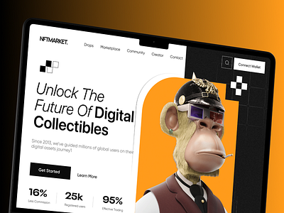 NFT marketplace website ui design binance blokchain crypto cryptocurrency design e commerce finance marketplace nft nft marketolace onlineshop ui ui design ux web design web3