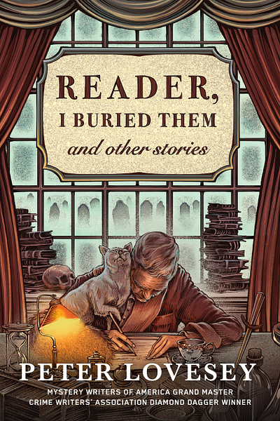 Reader, I Buried Them book cover digital folioart illustration julian de narvaez publishing
