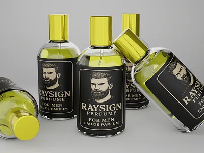 Perfume Bottle 3d branding graphic design logo