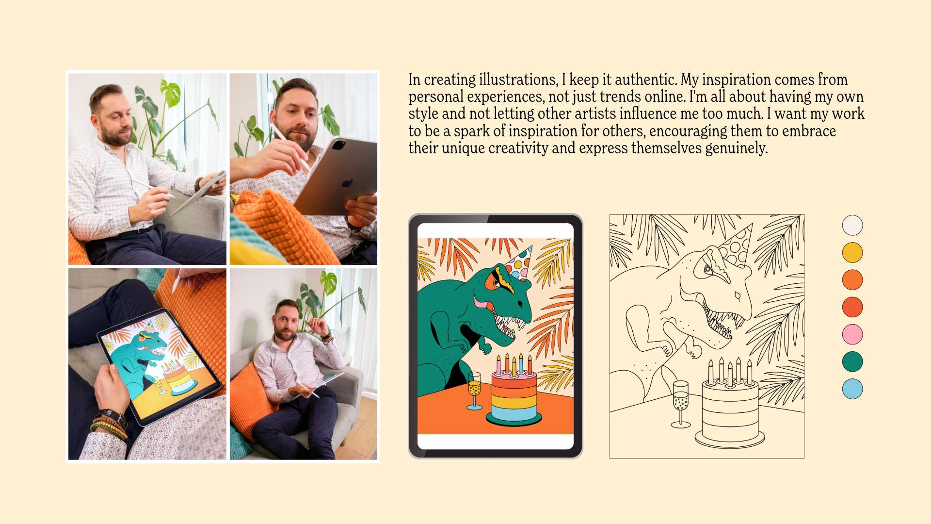 Example of Illustration, Bold, Retro Vector Designs