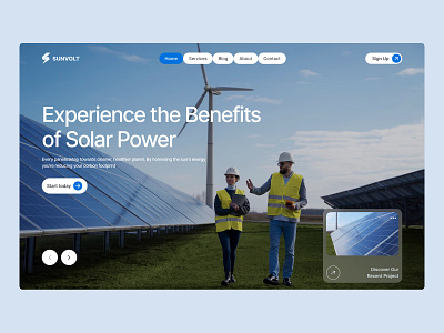 Renewable Energy Landing Page alternative energy clean energy landing page eco friendly energy website design green energy landing page oripio renewable energy renewable energy landing page renewable energy website solar landing page solar panel template solar power sujon turbin power web design website website design