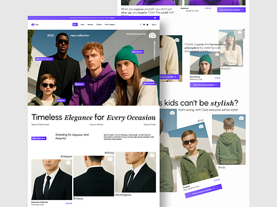 Clotz – E-commerce Fashion Website branding brutalism clothingbrand e commerce ecommercedesign fashion fashionbrand fashionwebsite minimaldesign onlinestore shop typographydesign ui visualidentity website