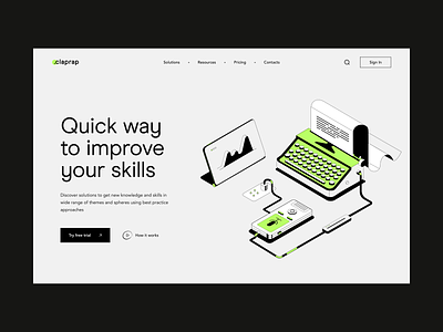 Illustration for website app branding design graphic design illustration typography ui ux vector website