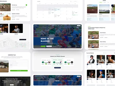 Baseball Academy – Landing Page UI Design academy awsmd baseball baseball academy baseball sports clean coach coaching landing page minimal modern website sport sport landing page sports services sports website ui ui design uiux web design website