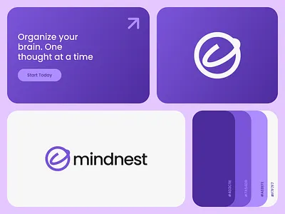 Mindnest Branding by Kachaam Design Agency app brand identity branding design graphic design illustration logo uxdesign