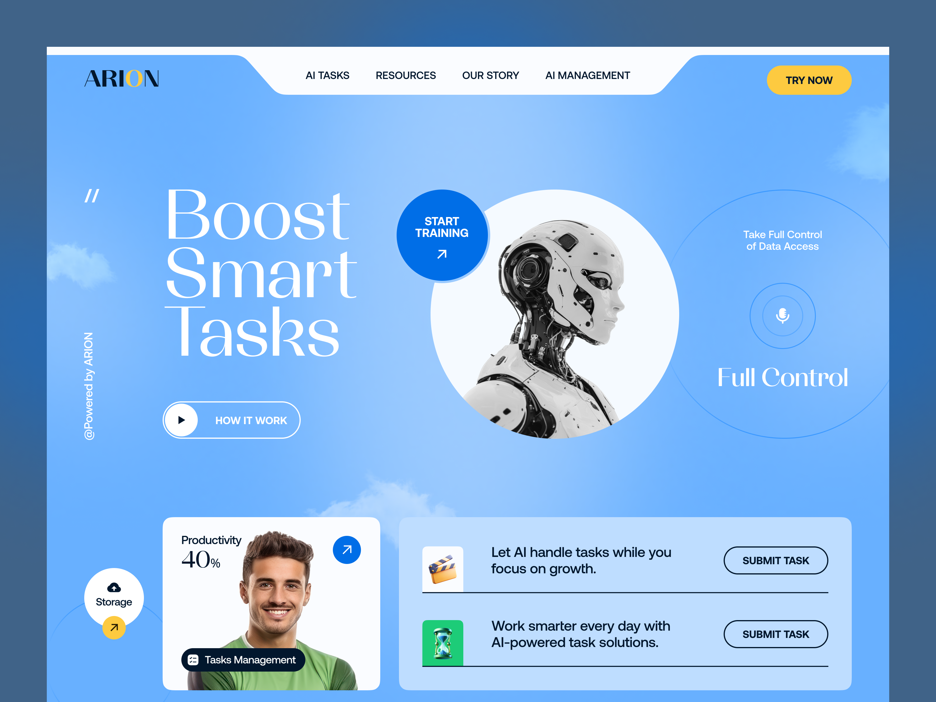 Example of Website Design (5 Pages)