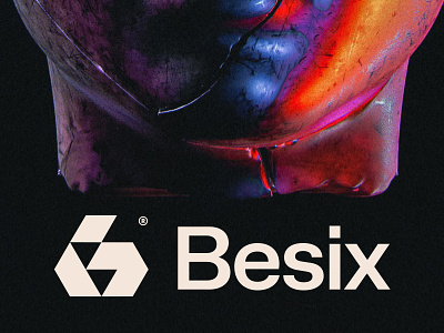 Besix branding brandmark design geometric geometric logo graphic design identity logo mark minimal modern polygon