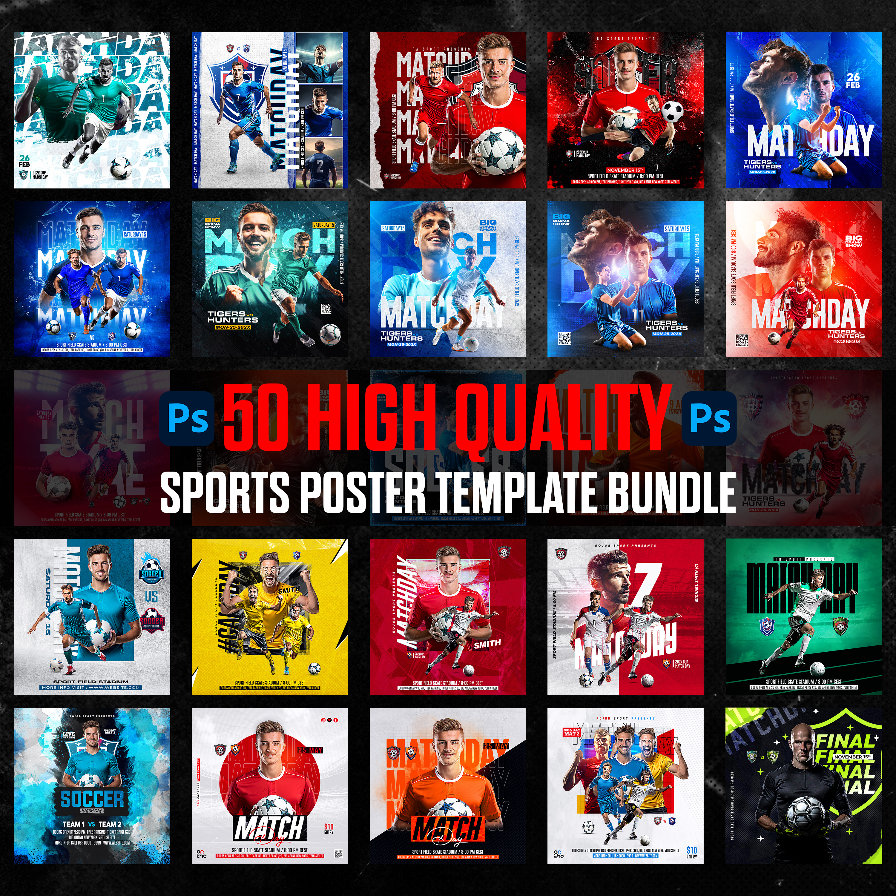 Example of Social Media & Marketing Design Template